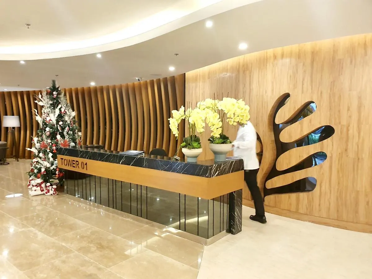 Modern Minimalist Condo W/ Pool View In Shore 2 Manila Aparthotel
